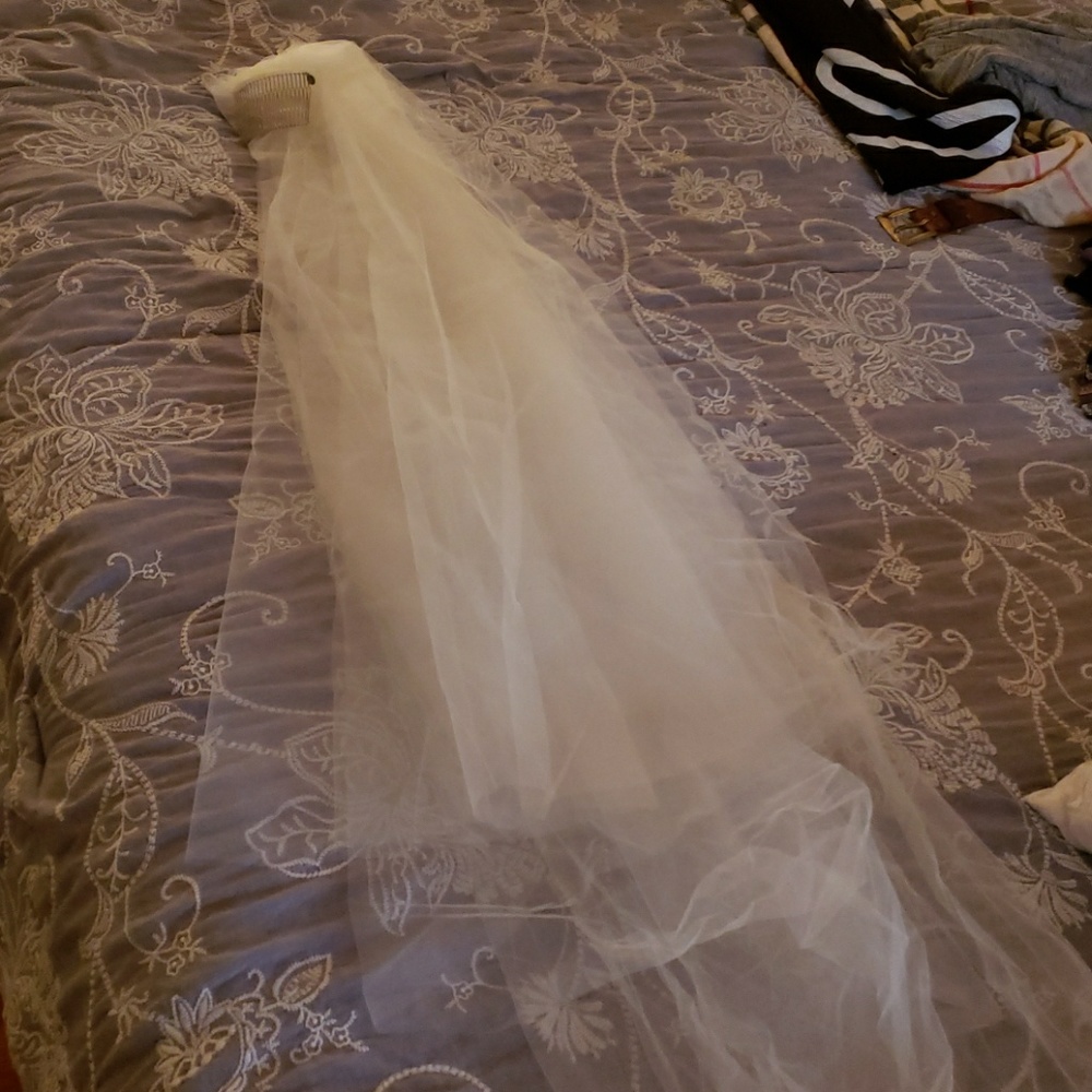 Vera Wang Ivory Wedding Veil - Picture 2 of 6